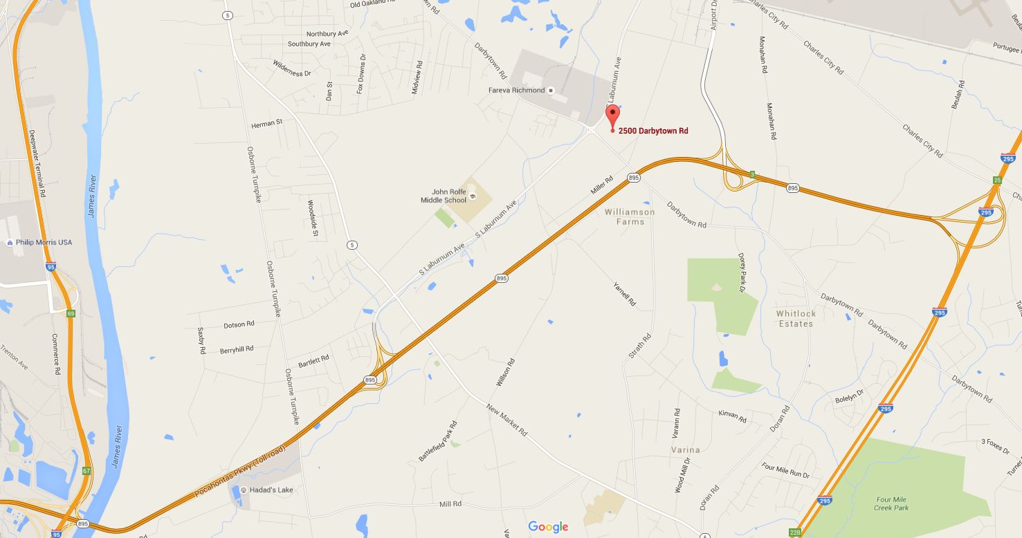 Darbytown Road Development Parcel: 2500 Darbytown Road, Henrico, VA 23231